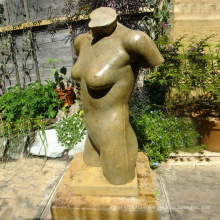 Best selling bronze copper nude lady woman female torso statue
